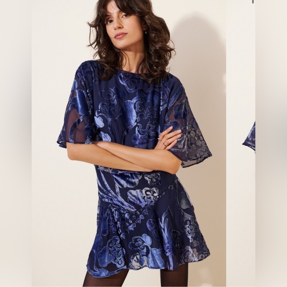 Free People Black Mini Dress - Picture 3 of 6